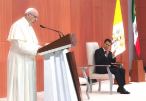 Papa Francisco en Palacio Nacional