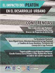 El Impacto del Peatón en el Desarrollo Urbao Conferencias 2016