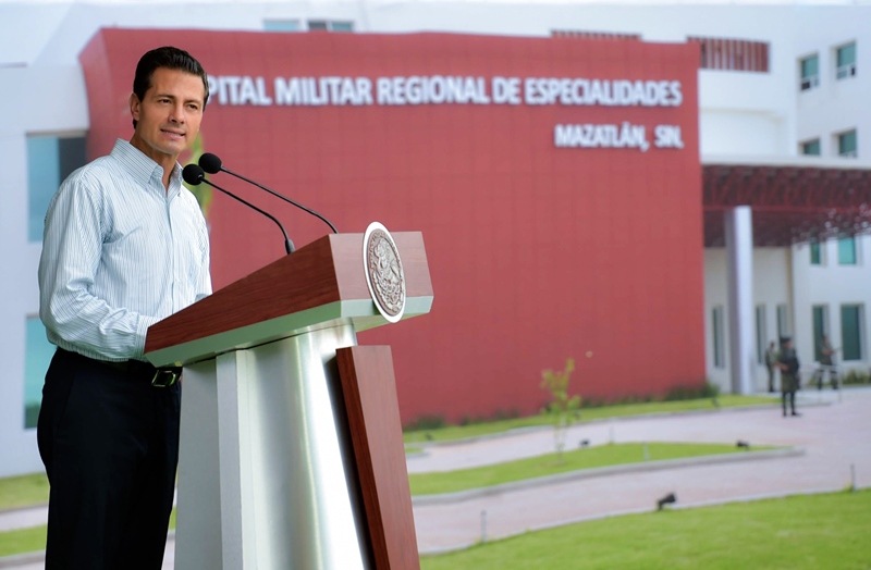 Peña Nieto Inauguración Hosiptal Militar Mazatlán 2016-1