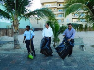 Limpieza Zona Dorada Mazatlán Campaña 2017