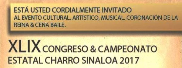 Celebración del XLIX Congreso y Campeonato Estatal Charro El ALazán