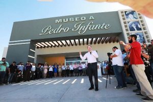 Inauguraci&oacute;n Museo Pedro Infante Guam&uacute;chil Sinaloa 100 a&ntilde;os natalicio Quirino Ordaz 2917 (13 a)