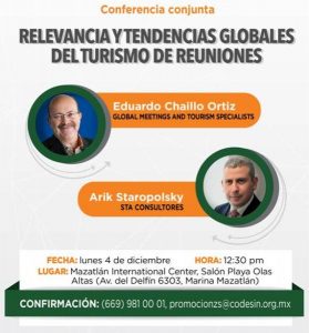 Conferencia Turismo Reuniones Mazatlán Codesin ZS 2017